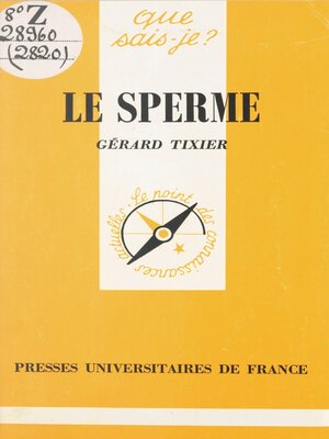cover image of Le sperme